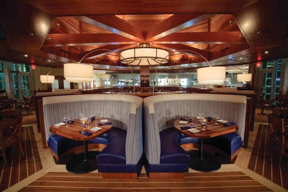 Waterfront dining at Cape Harbour in Cape Coral Florida