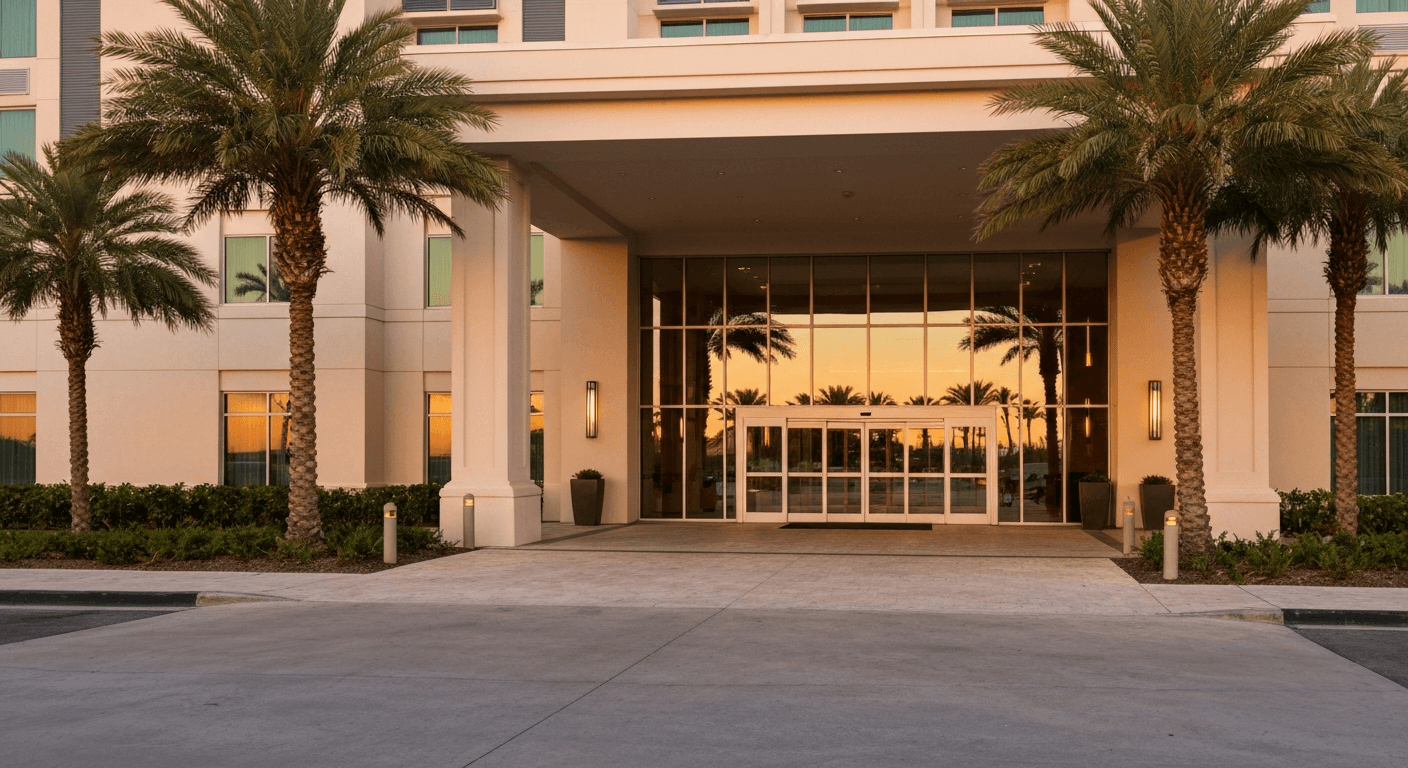 DoubleTree by Hilton Fort Myers at Bell Tower Shops hotel entrance