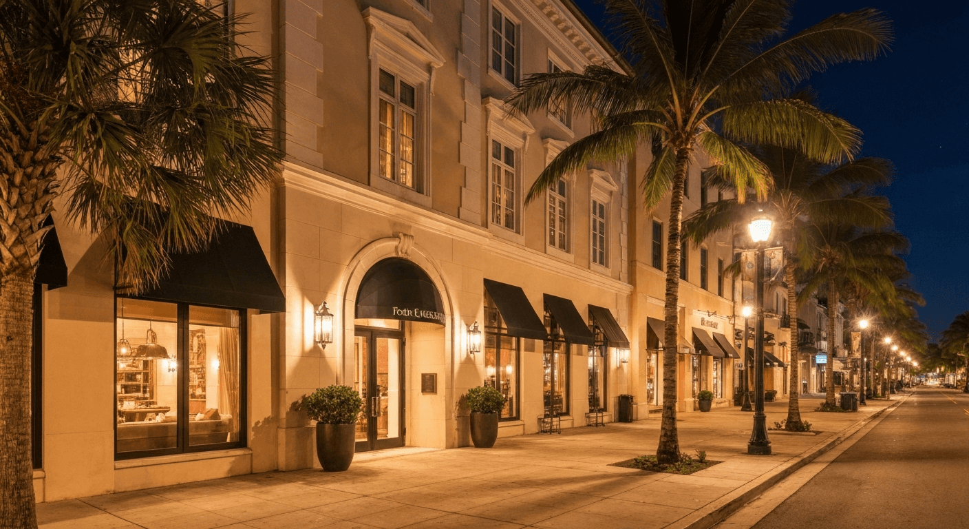 Inn on Fifth boutique hotel dining on Fifth Avenue South in Naples Florida