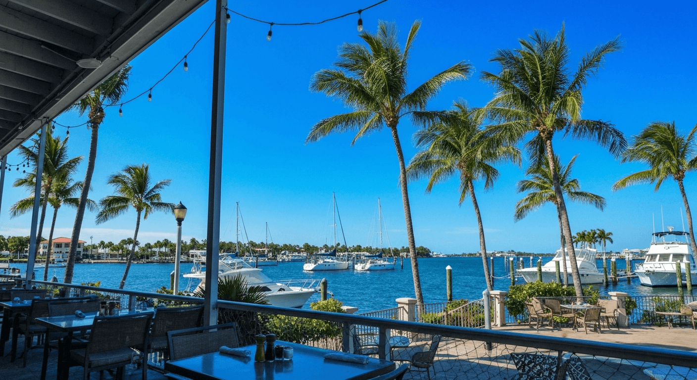 Family-friendly waterfront restaurant in Punta Gorda Florida
