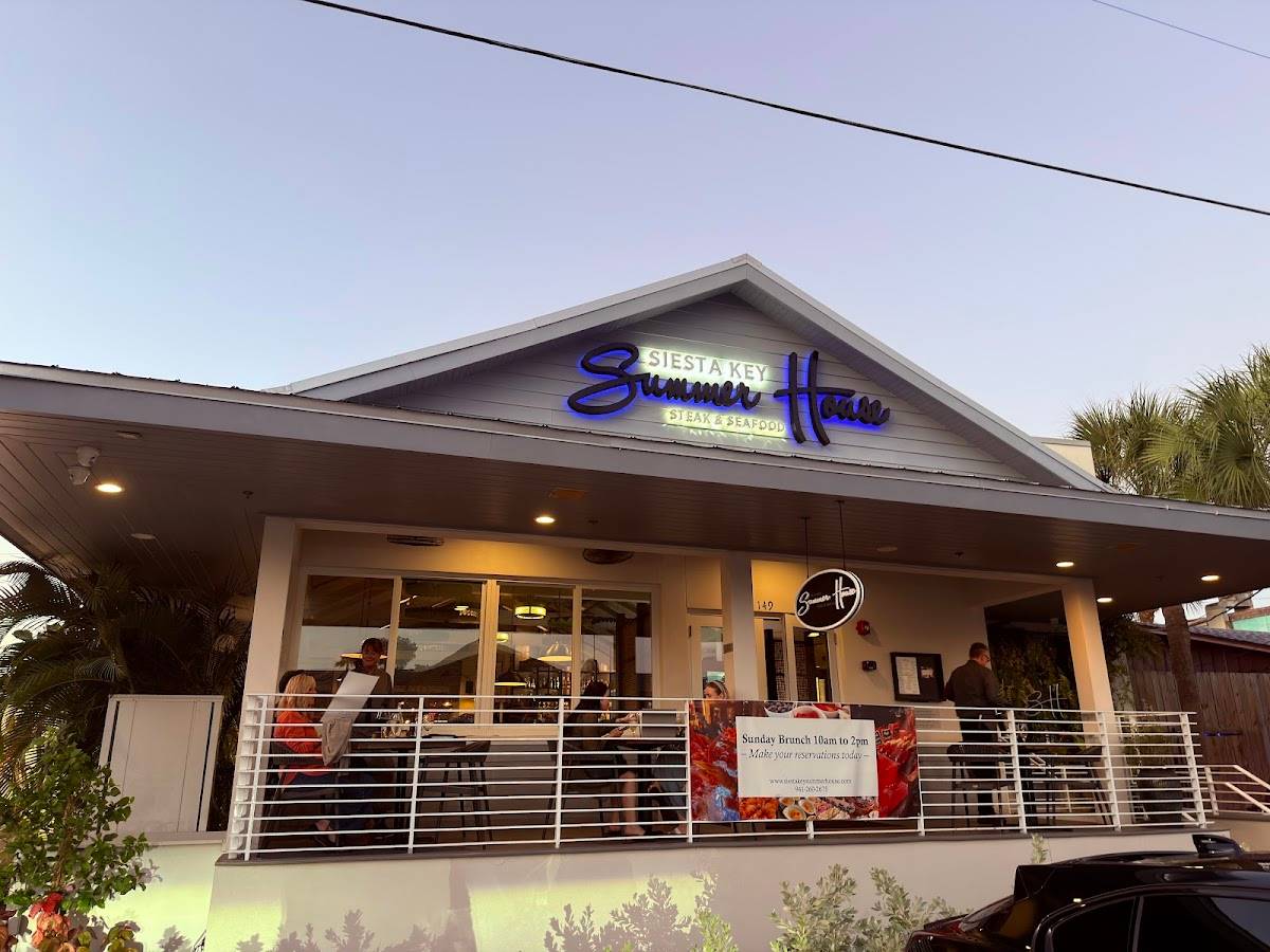Siesta Key Summer House Steak & Seafood