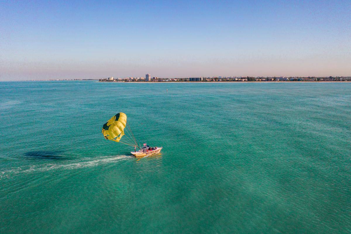 Siesta Key Beach with white sand