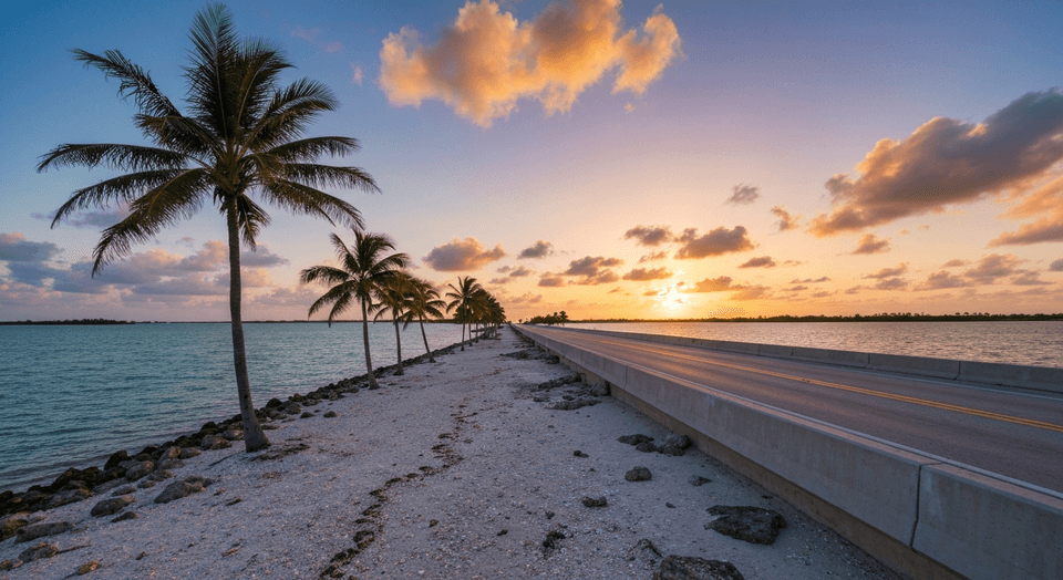 Anglers fishing from the Sanibel Causeway in Fort Myers Florida with Gulf views