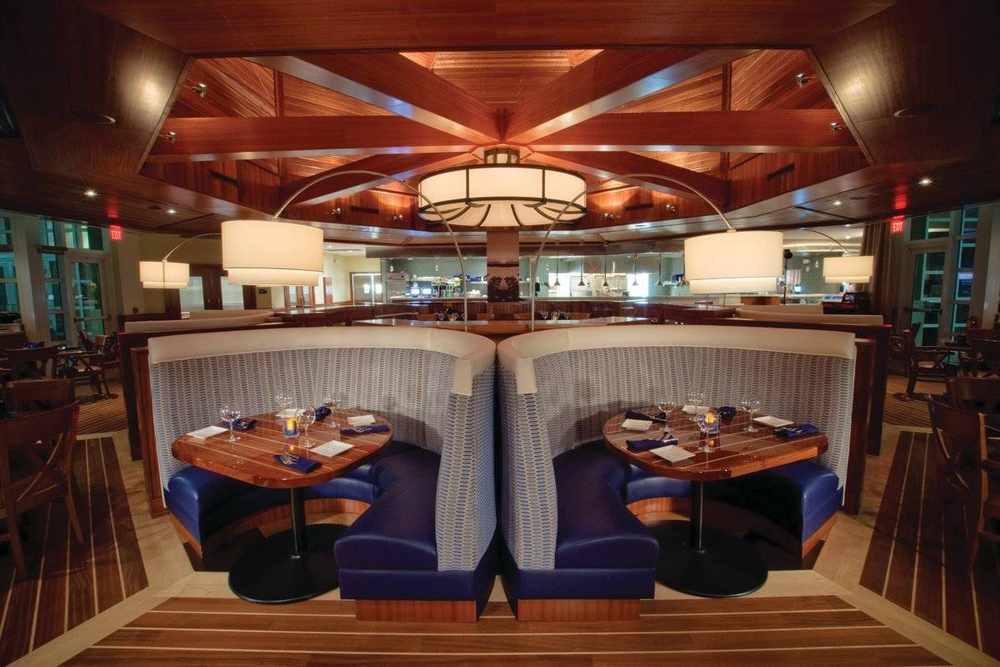 Waterfront dining at Cape Harbour in Cape Coral Florida