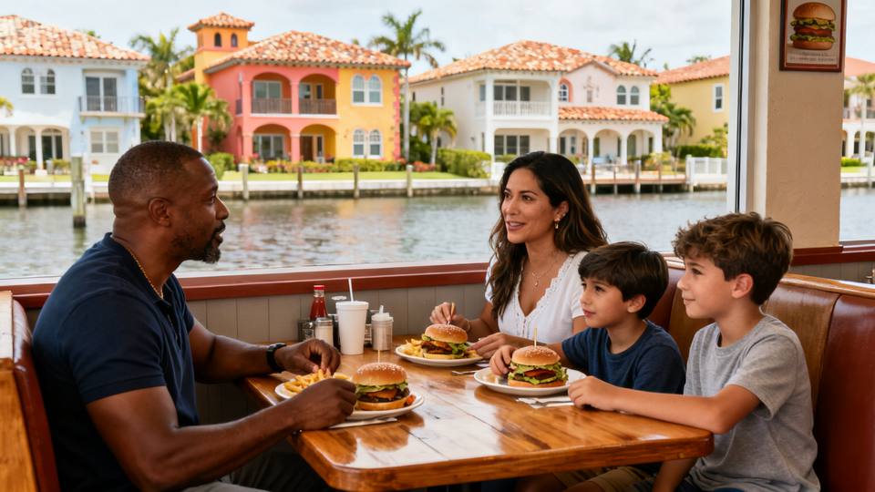 Family burger restaurant in Cape Coral