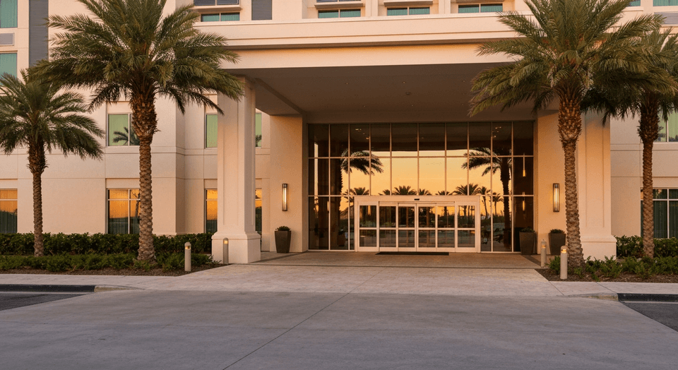 DoubleTree by Hilton Fort Myers at Bell Tower Shops lobby and entrance