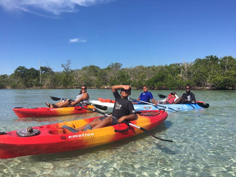 Morning paddling conditions near Englewood beaches