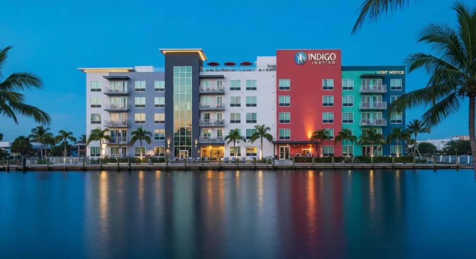 Hotel Indigo Fort Myers Downtown rooftop pool