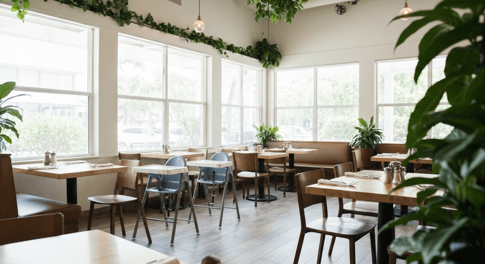Family dining at The Local farm-to-table restaurant in Naples Florida