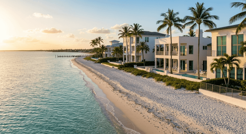 Naples Florida luxury waterfront homes and beach