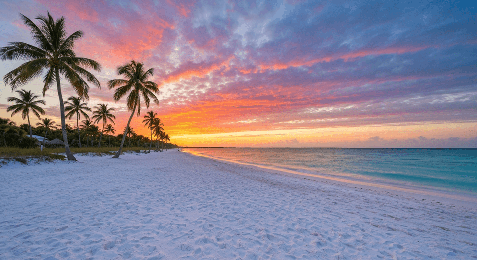 Split view of Naples beach and Fort Myers Beach