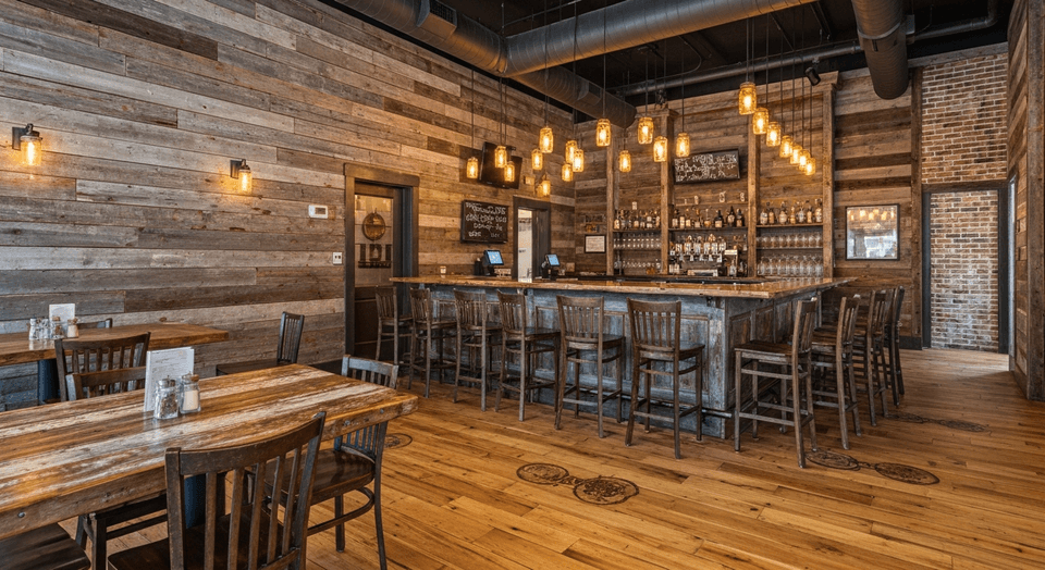 Leroy's Southern Kitchen and Bar cozy interior on Marion Avenue in downtown Punta Gorda