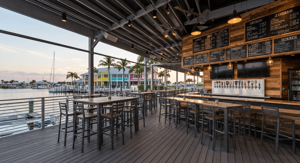 The Village Brewhouse gastropub at Fishermen's Village on Retta Esplanade in Punta Gorda