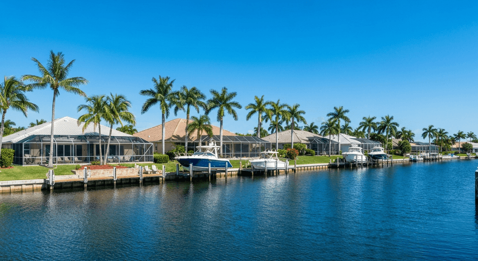 Cape Coral canal-front homes and waterfront retirement lifestyle in Southwest Florida