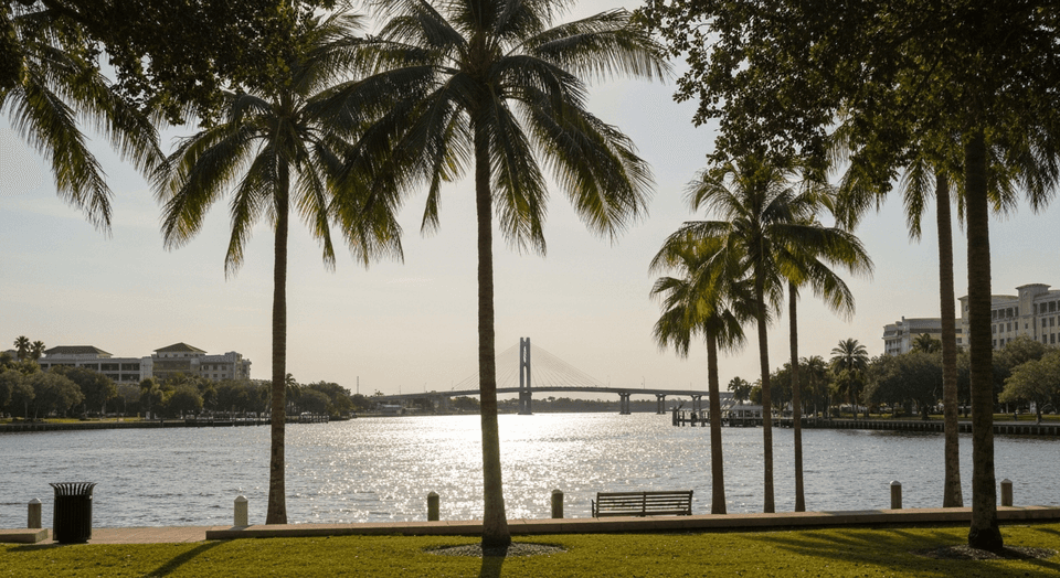 Caloosahatchee River view from River District