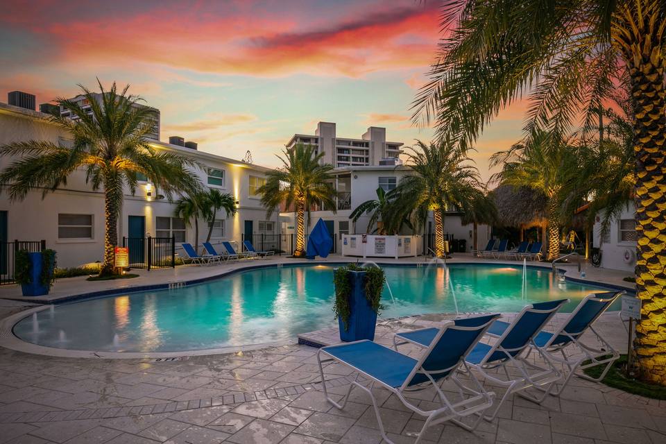 Longboat Key beachfront resort skyline near Sarasota