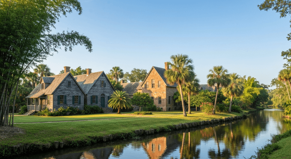 Koreshan State Park historic site in Estero Florida