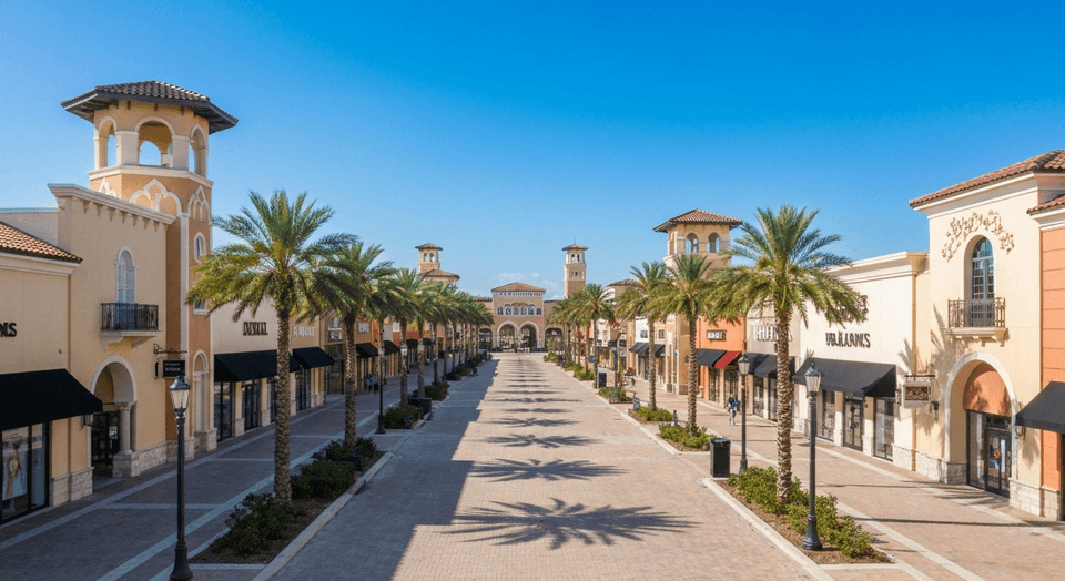 Miromar Outlets shopping in Estero Florida