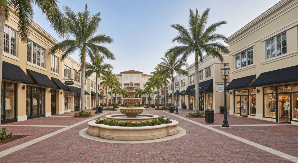 Third Street South Naples shopping district