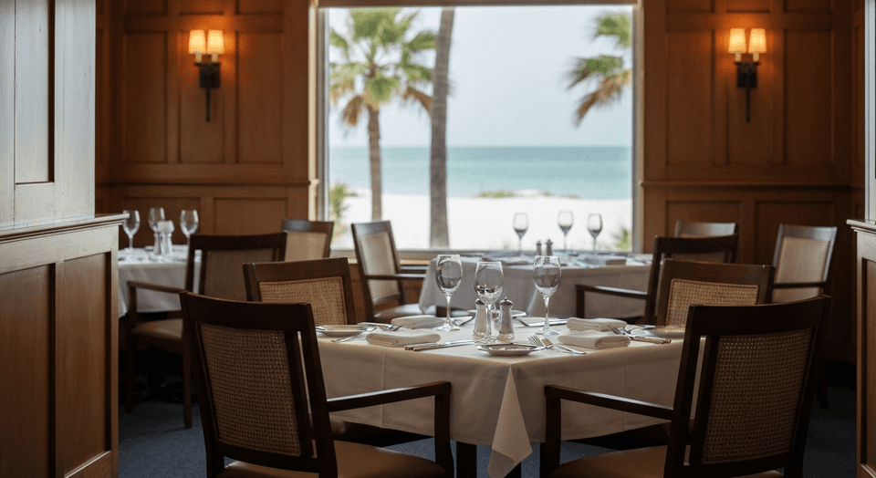 Old Captiva House fine dining with seafood at Tween Waters Island Resort Captiva