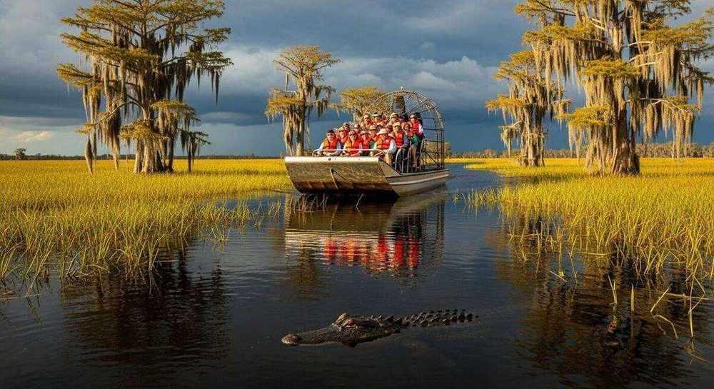 Alligator in the Everglades near Naples