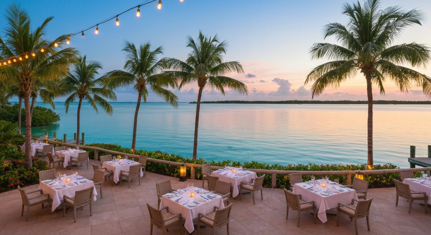 Waterfront dining at South Seas Island Resort on Captiva Island Florida