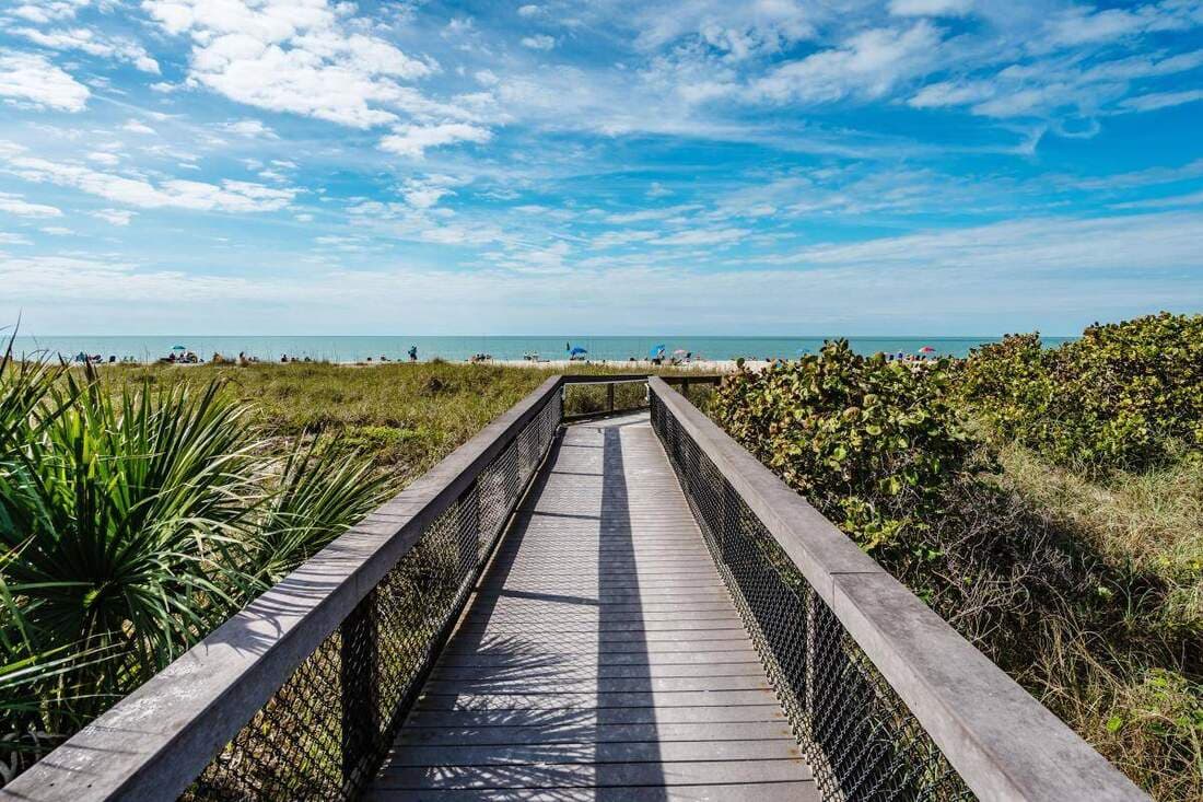 Venice Florida downtown with Italian architecture
