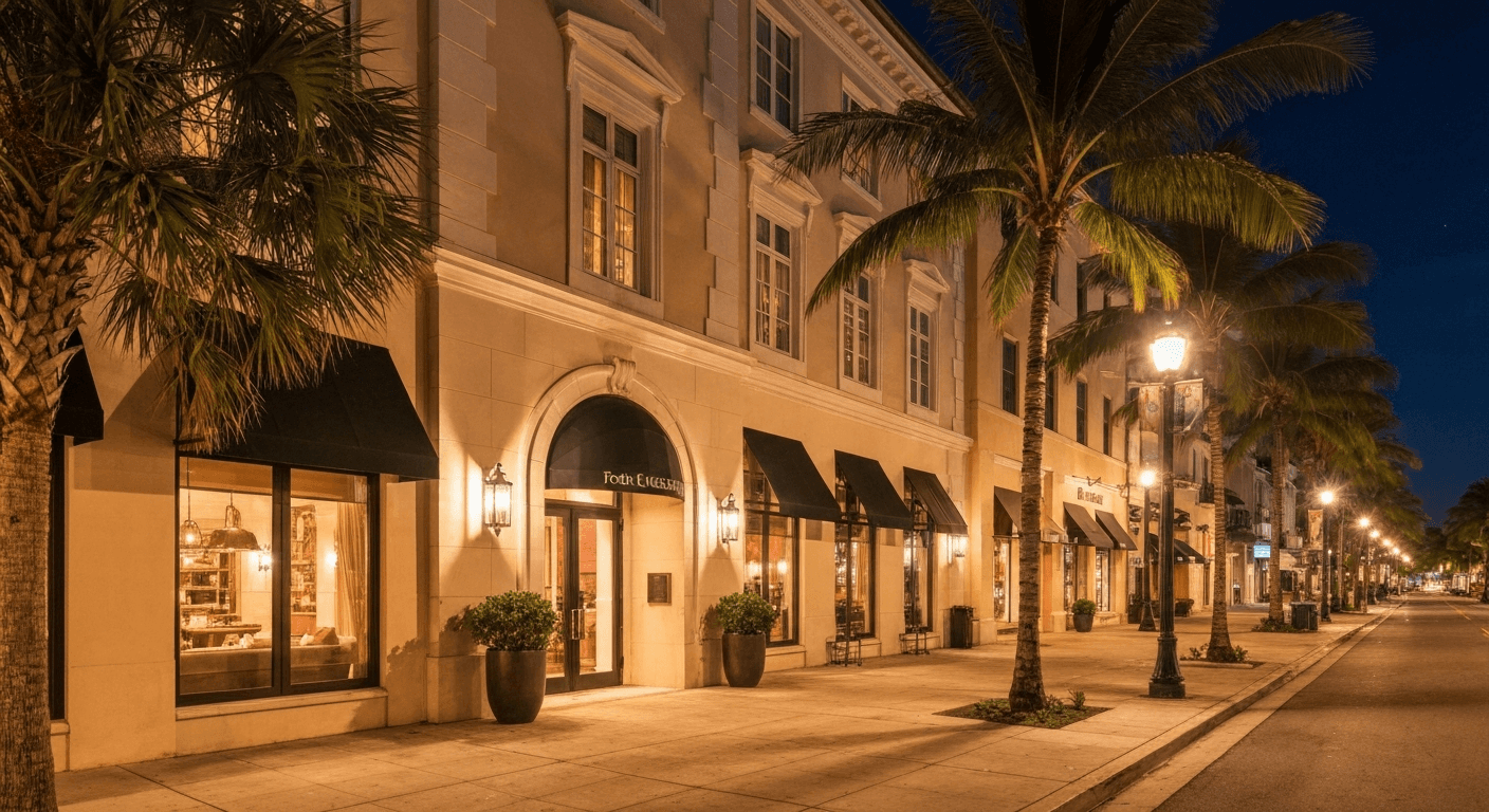 Inn on Fifth boutique hotel dining on Fifth Avenue South in Naples Florida