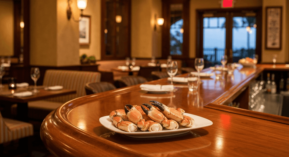 Truluck's restaurant stone crab claws and upscale seafood dining at Inn on Fifth Naples