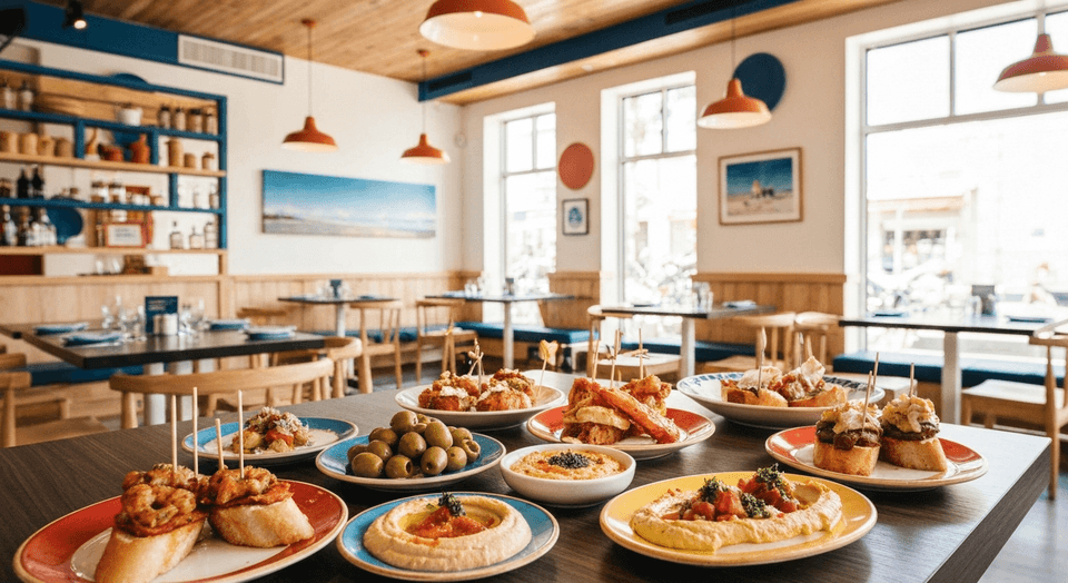 Silver King Coastal Kitchen Mediterranean tapas and fresh seafood at Luminary Hotel Fort Myers