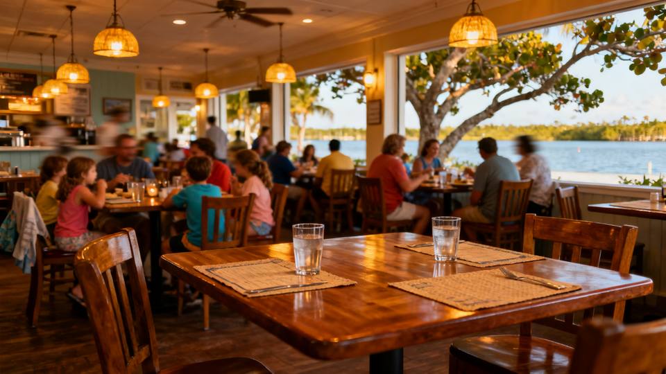 Marina restaurant on Marco Island Florida