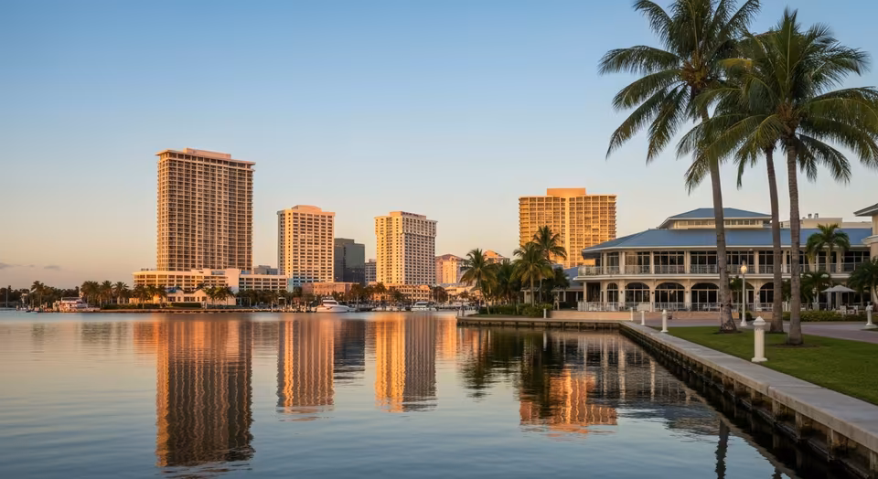 Sarasota Florida Bayfront and downtown skyline