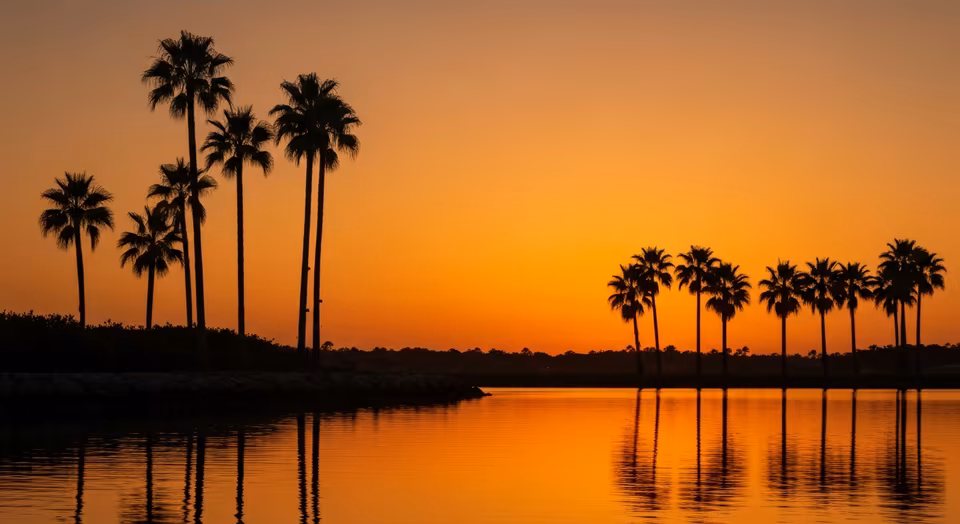 Southwest Florida Gulf coast sunset comparison