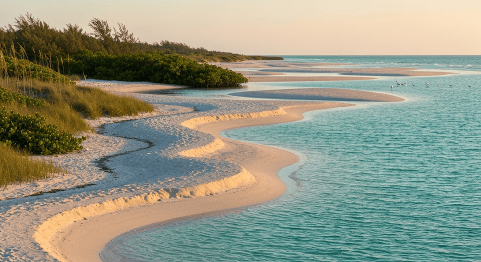 Tigertail Beach Marco Island with lagoon