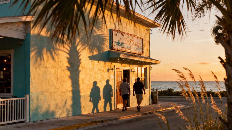 Casual breakfast cafe on Sanibel Island Florida