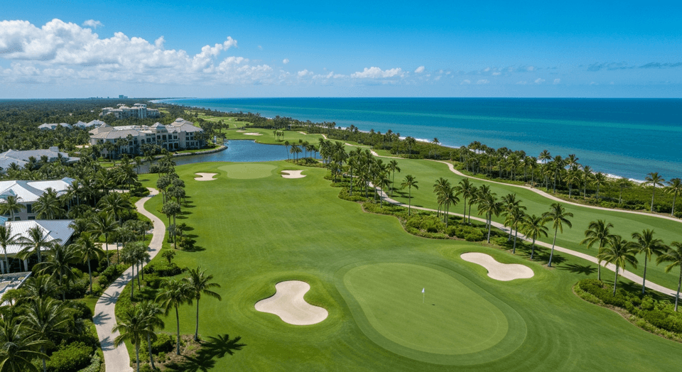 The Resort at Longboat Key Club golf course and beach in Sarasota Florida