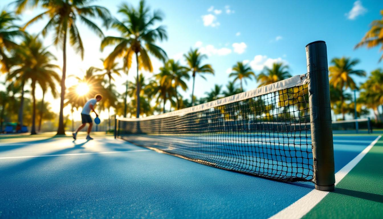 Morning pickleball play at a Cape Coral park