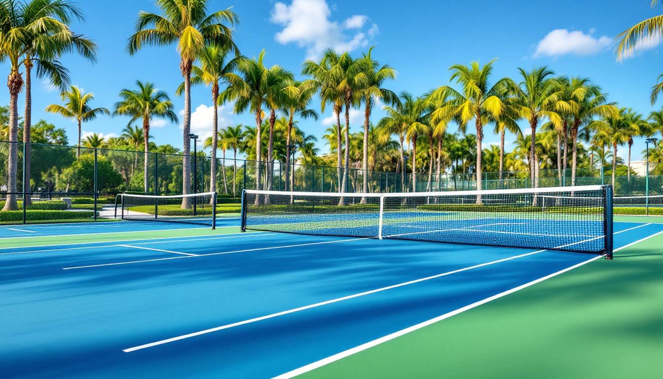 Estero pickleball courts at a community park