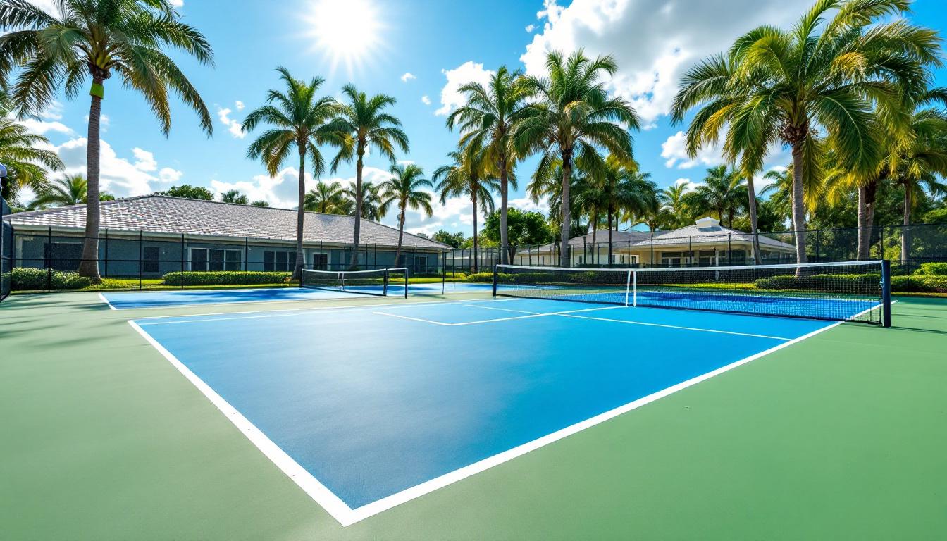 Stoneybrook community pickleball court