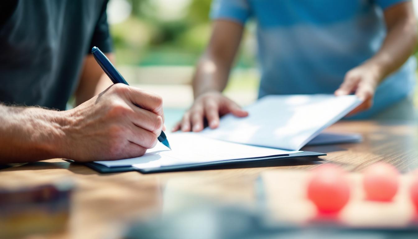 Player signing in at a Fort Myers drop-in session