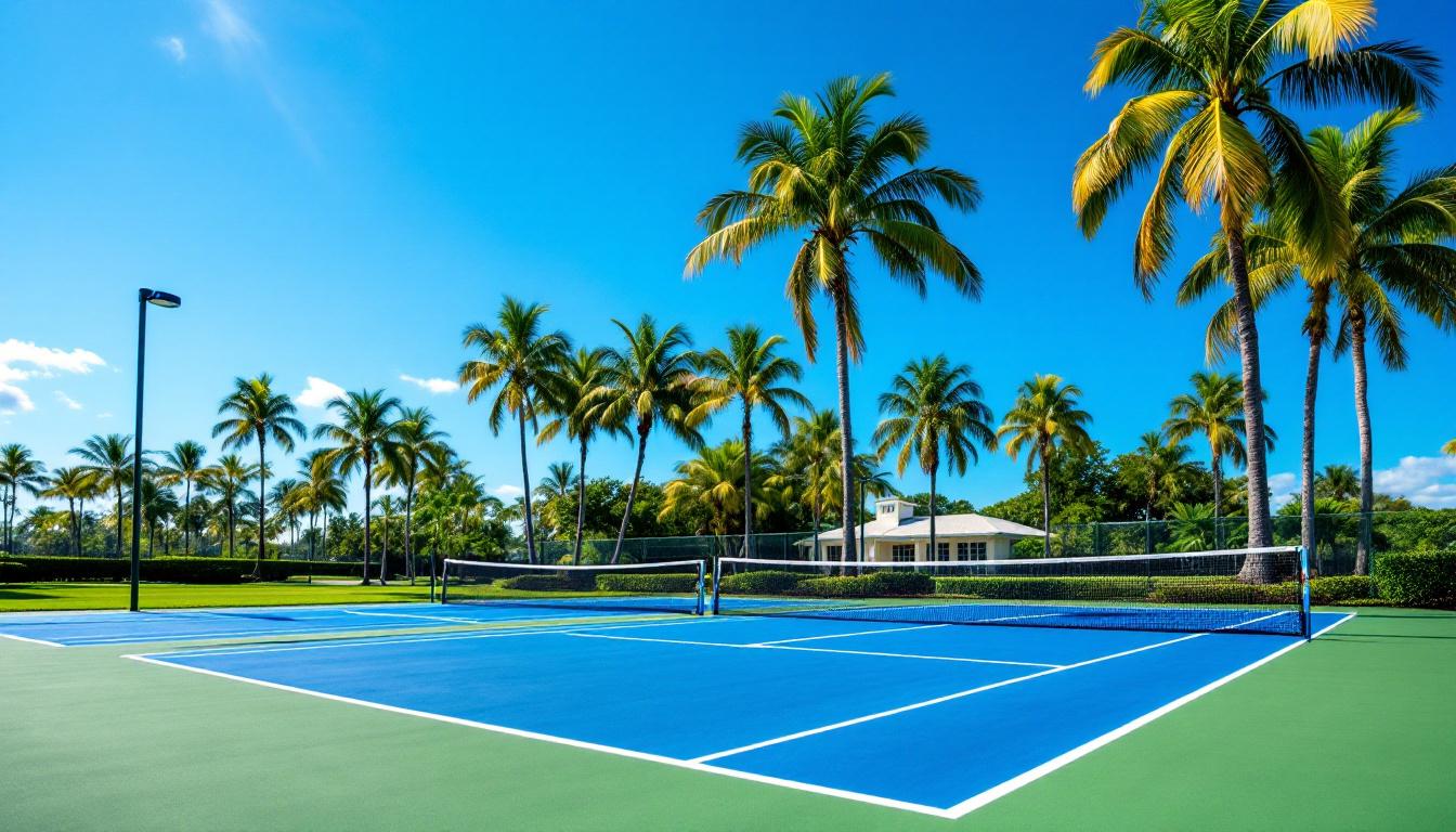 Bobby Jones Golf Complex pickleball courts near the golf club