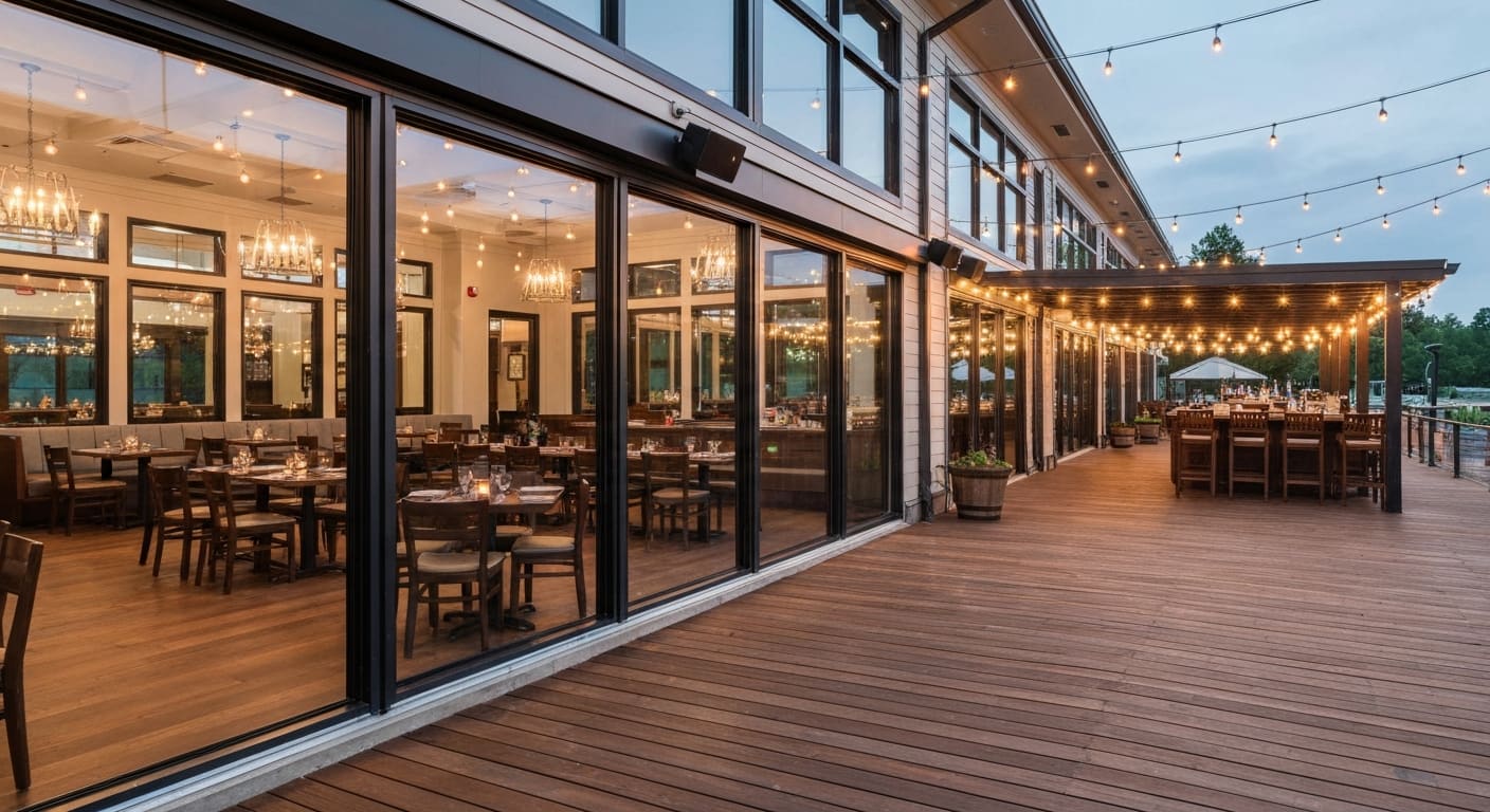 Fish Tale Grill seafood restaurant with outdoor deck in Cape Coral