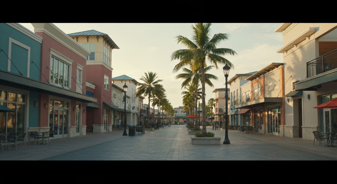 Southwest Florida mixed-use town center and local spending lifestyle