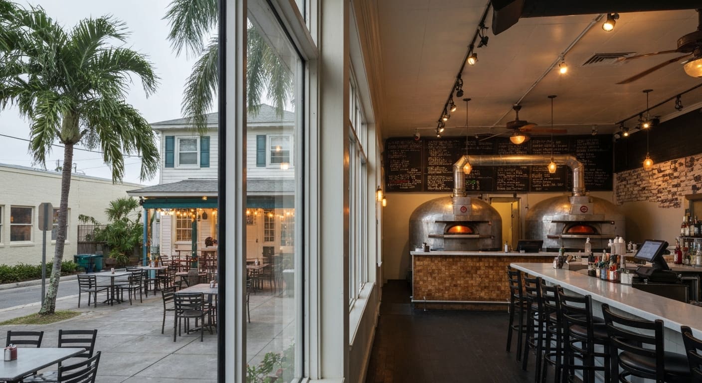 Downtown House of Pizza casual pizzeria in Fort Myers River District