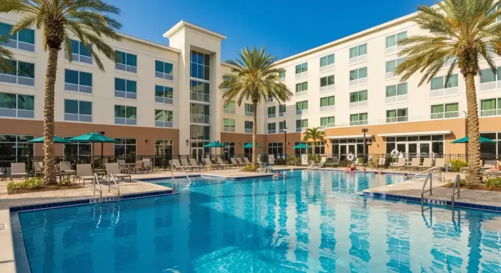 DoubleTree Suites Naples pool area