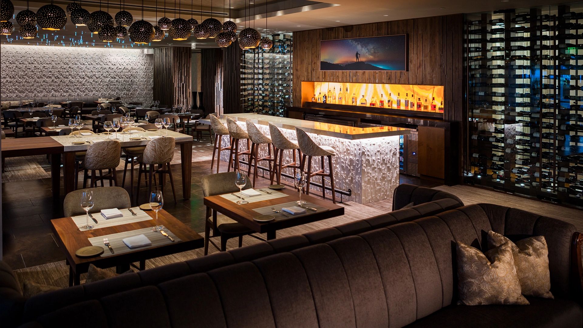 Ario fine dining restaurant interior at JW Marriott Marco Island Beach Resort