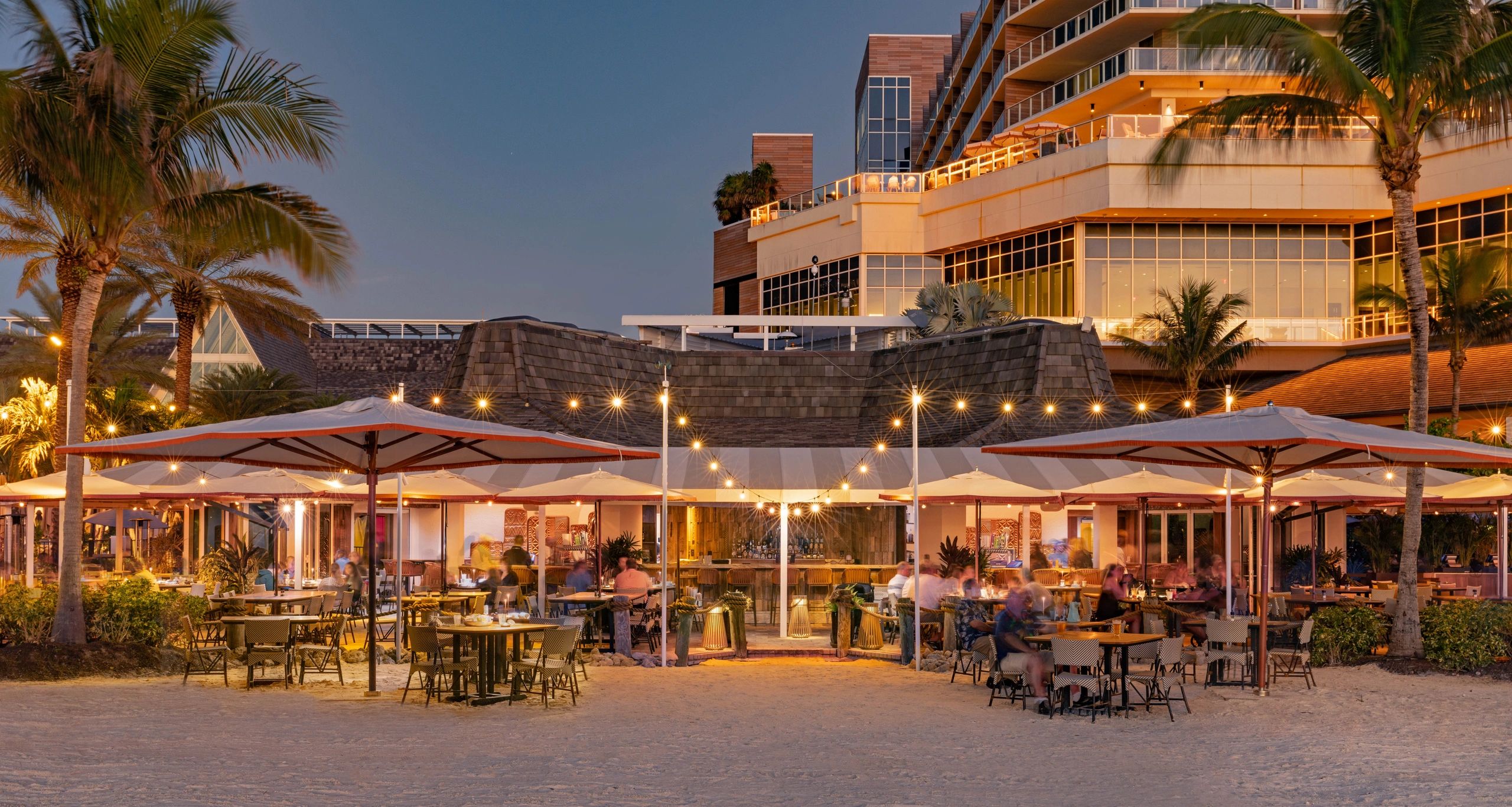 Quinn's on the Beach beachfront dining at JW Marriott Marco Island