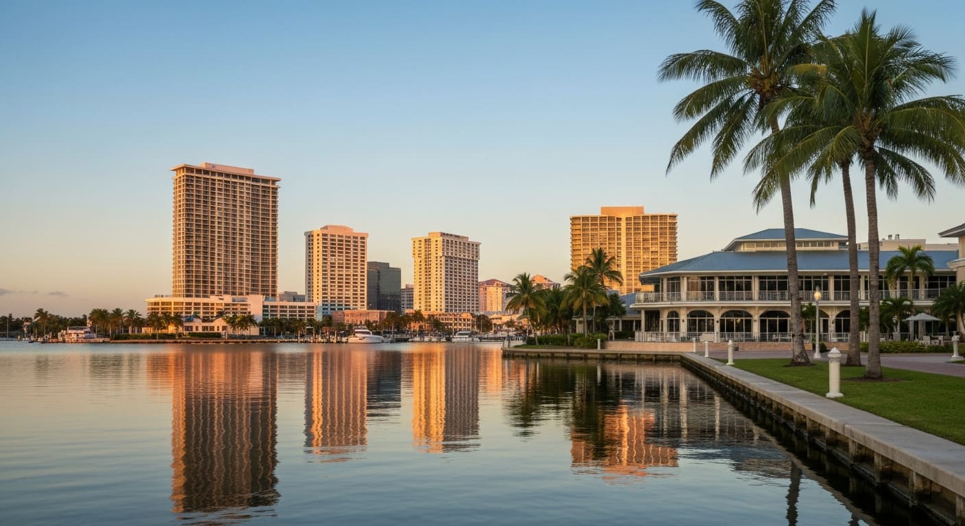 Sarasota Florida Bayfront and downtown skyline