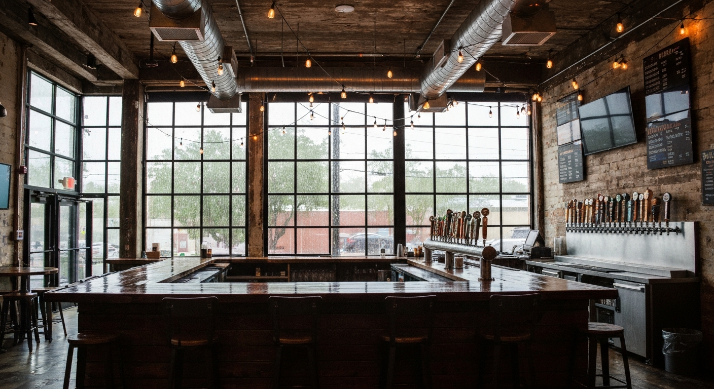 Craft brewery taproom in Fort Myers River District