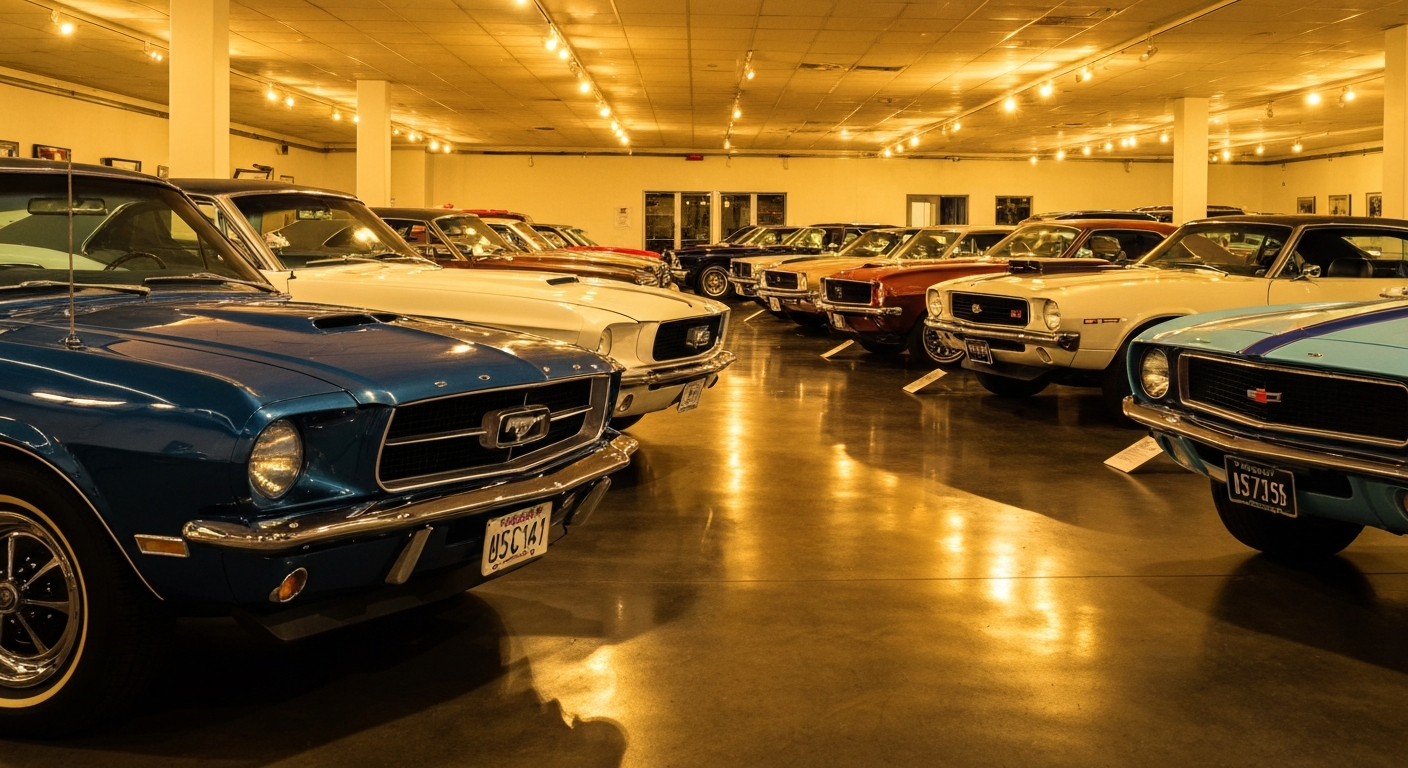 Charming art gallery and historic downtown street in Punta Gorda Florida